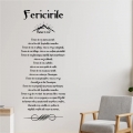 Sticker mare perete, Fericirile
